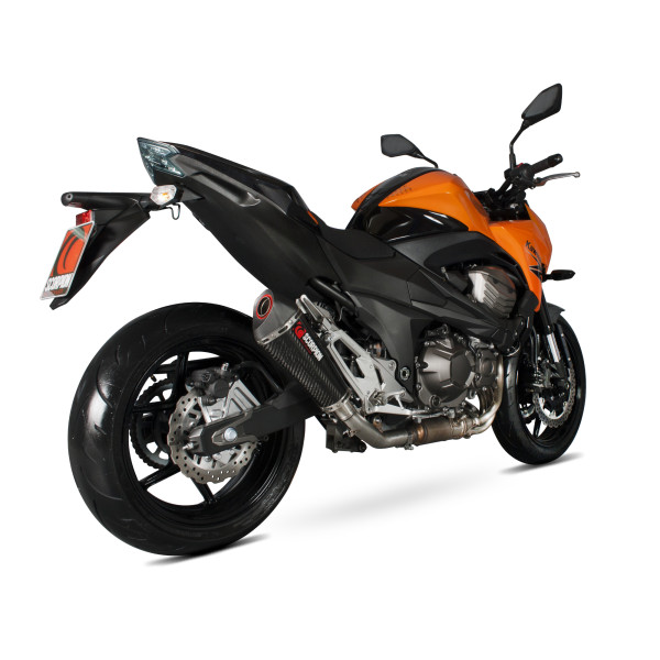 Scorpion Exhaust Kawasaki Z800 E 2013 - 2016 Serket Taper Slip-on Carbon Fibre Sleeve